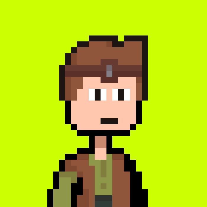 The Brown Hat pixel folk
